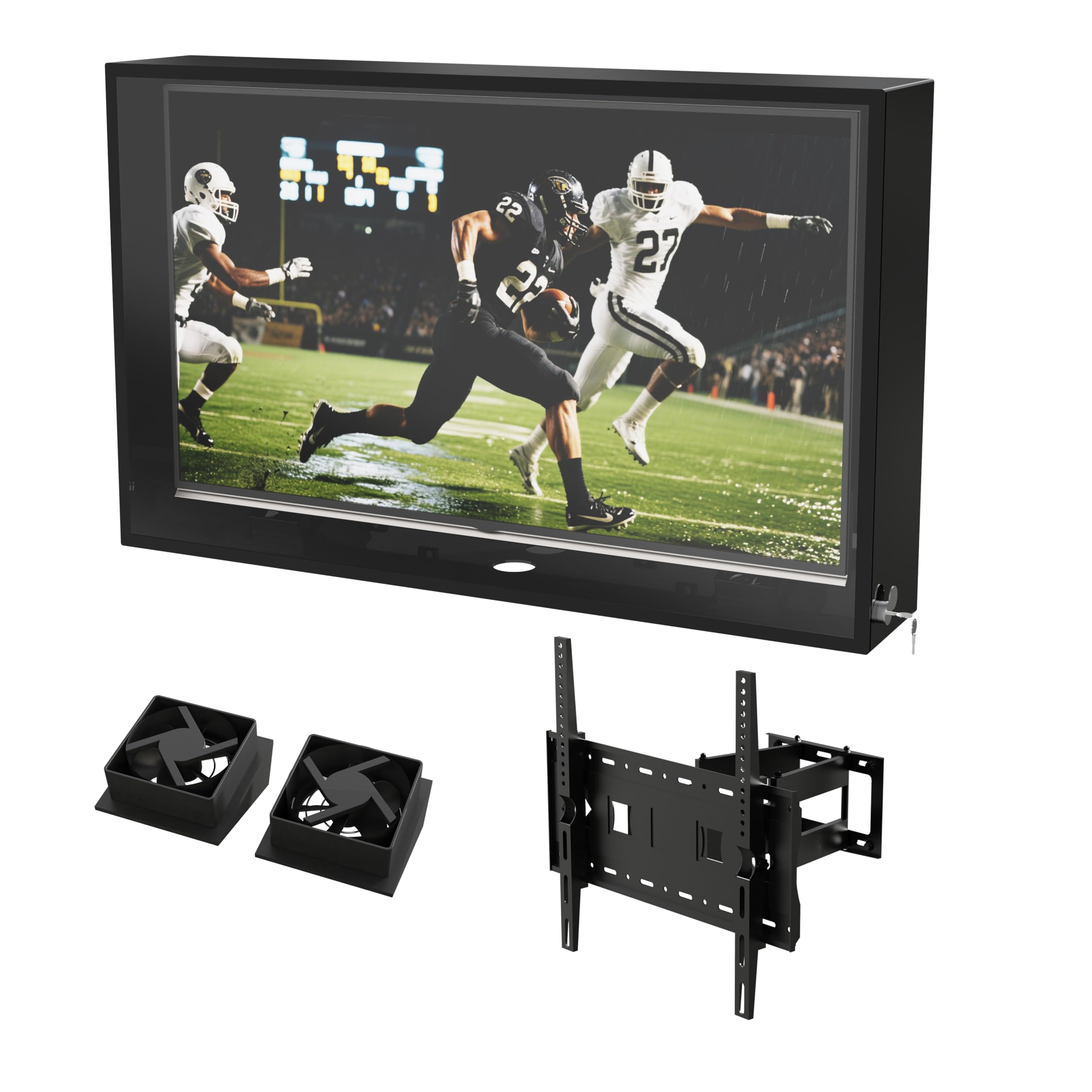 Amazon.com: 50-55 inch Outdoor TV Hard Cover with Lock